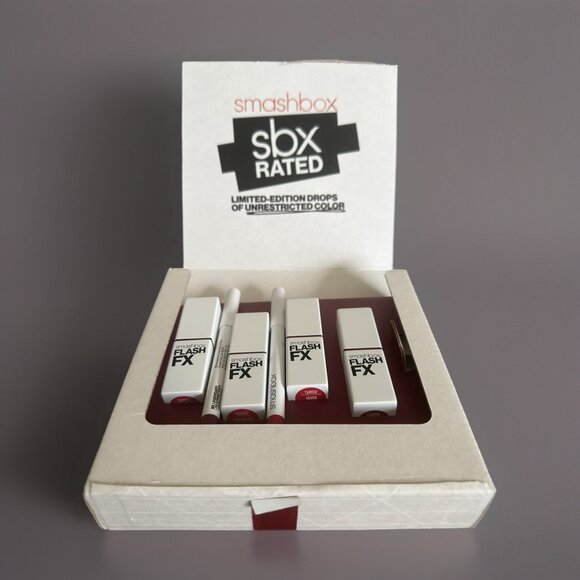 Smashbox Flash FX SBX Rated Lip Set (4-Piece Limited Edition) – New in Box - Picture 1 of 2